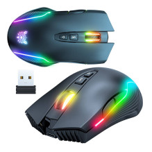 Žaidimų pelė - ONIKUMA CW905 belaidė RGB 3600 DPI juoda