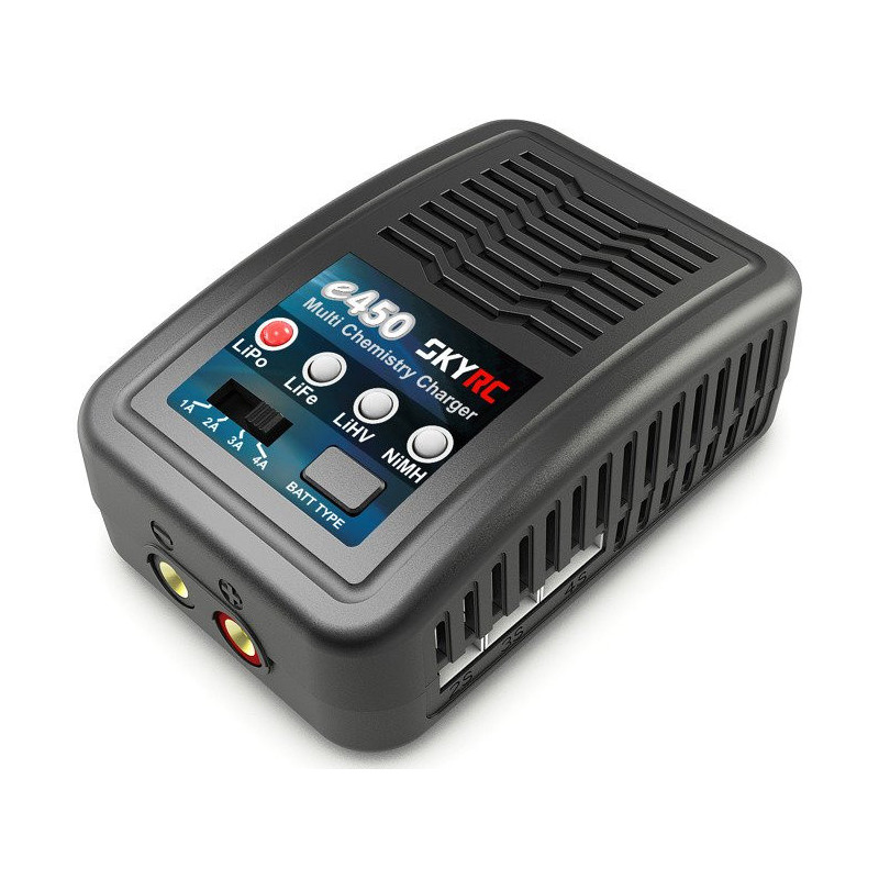 Charger - SkyRC E450 2-4S LiPo / LiFe / LiHV / 6-8S NiMH 4A 50W