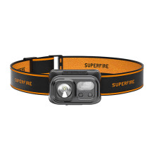 Flashlight - Superfire HL23-S 350lm, USB-C, Waterproof, Black Flashlight - Superfire HL23-S 350lm, USB-C, Waterproof, Black