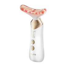 Health and Personal Care - ANLAN Electric EMS Neck Massager 5 LED Light Options Rechargeable Battery White