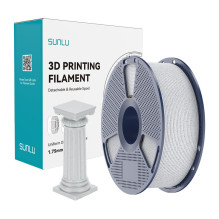 3D Spausdinimo Filamentas - Sunlu PLA Didelio Greičio Marmuras 600 mm / s ±0.02 mm Oreo
