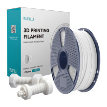 3D Spausdinimo Filamentas - Sunlu High-Speed ABS 350 mm / s Šilumos Atsparumas 91°C Baltas