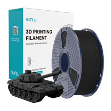 3D Spausdinimo Filamentas - Sunlu PLA+ Didelio Greičio 1.75 mm Filamentas Su ±0,02 mm Tikslumu - Juoda 3D Spausdinimo Filamentas - Sunlu PLA+ Didelio Greičio 1.75 mm Filamentas Su ±0,02 mm Tikslumu - Juoda