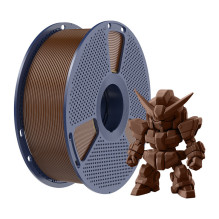 3D Printing Filament - Sunlu PLA+ 2.0 1.75 mm, ±0.02 mm Tolerance, Up to 300 mm / s, Coffee Brown