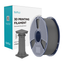 3D Spausdinimo Filamentas - Sunlu PLA Didelio Greičio Marmuro Filamentas 600 mm / s ±0,02 mm Pilkas Betonas 3D Spausdinimo Filamentas - Sunlu PLA Didelio Greičio Marmuro Filamentas 600 mm / s ±0,02 mm Pilkas Betonas