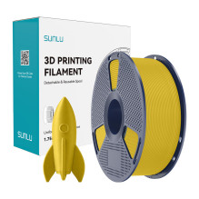 3D Spausdinimo Filamentas - Sunlu PLA Didelio Greičio 100 mm / s Geltona