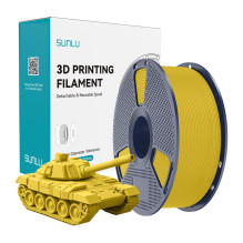 3D Spausdinimo Filamentas - Sunlu PLA+ 1.75 mm Didelio Greičio Filamentas, ±0.02 mm Tikslumas, Geltona 3D Spausdinimo Filamentas - Sunlu PLA+ 1.75 mm Didelio Greičio Filamentas, ±0.02 mm Tikslumas, Geltona