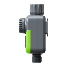 Irrigation Controller - RainPoint ITV117 Automatic Irrigation System With Flow Meter, LCD Display, Batteries Black Irrigation Controller - RainPoint ITV117 Automatic Irrigation System With Flow Meter, LCD Display, Batteries Black