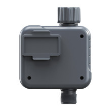 Irrigation Controller - RainPoint ITV117 Automatic Irrigation System With Flow Meter, LCD Display, Batteries Black Irrigation Controller - RainPoint ITV117 Automatic Irrigation System With Flow Meter, LCD Display, Batteries Black