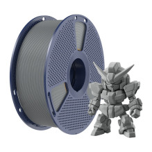 3D Spausdinimo Filamentas - Sunlu PLA+ 2.0 1.75 mm, ±0.02 mm Tolerancija, Pilka