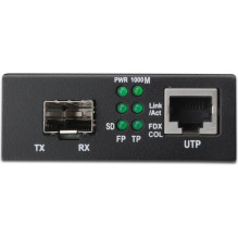 DIGITUS Medienkonverter Gigabit Ethernet RJ45 / SFP DIGITUS Medienkonverter Gigabit Ethernet RJ45 / SFP