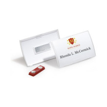 DURABLE Namensschild Click Fold m Magnet 54x90mm 10er Pck DURABLE Namensschild Click Fold m Magnet 54x90mm 10er Pck