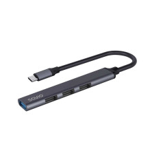 Savio USB-C šakotuvas - 3 x...
