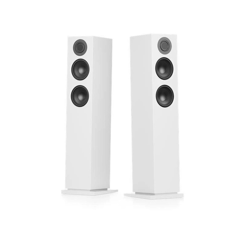 Audio Pro A48 Linkplay aktīvā stereo skaļruņu sistēma, balta