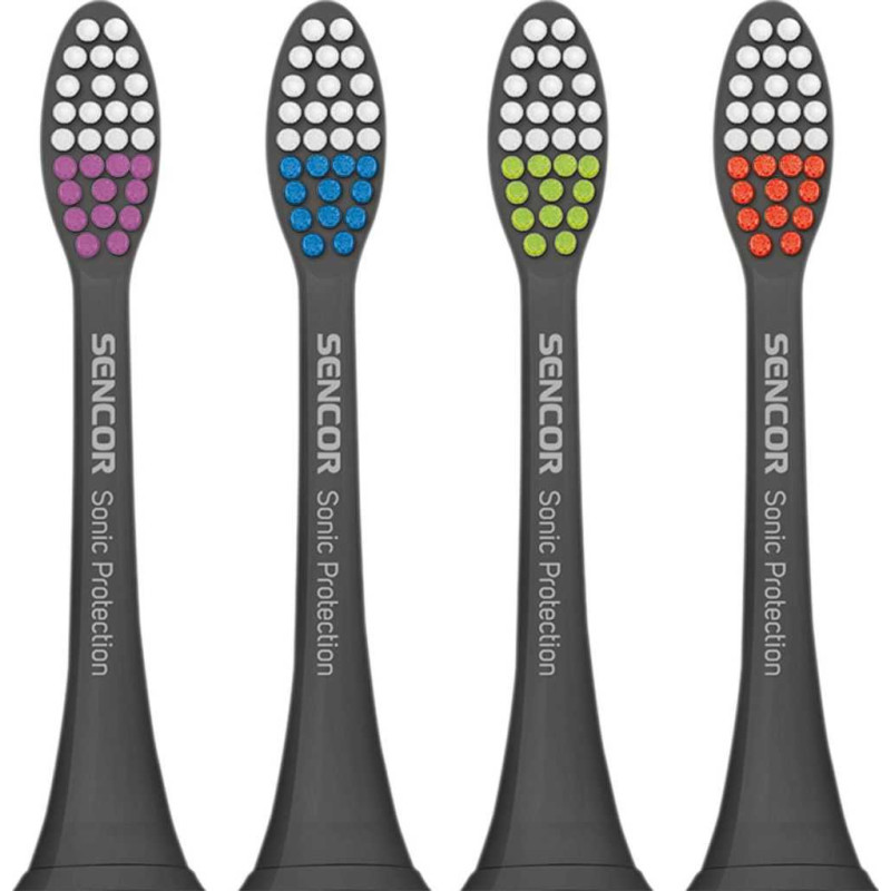 Sencor Brush Head SOX 002 Black 4pcs