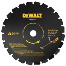 DEWALT 255mm 24T Krūmgrieža...