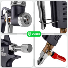 Pneumatic plastering gun 5 L WUBER Pneumatic plastering gun 5 L WUBER
