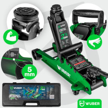 Žemo profilio automobilio domkratas 80–375 mm 2,5 t W22002 WUBER
