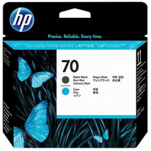 HP 70 Matt Black + Cyan