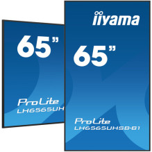 IIYAMA 164.0cm(65") LH6565UHSB-B1 16:9 2xHDMI+DP+2xUSB IPS mažmeninė prekyba (Speditionsversand)