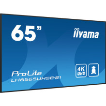 IIYAMA 164.0cm(65") LH6565UHSB-B1 16:9 2xHDMI+DP+2xUSB IPS mažmeninė prekyba (Speditionsversand)