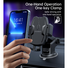 Automobilinis telefono laikiklis Choetech H043 juodas Automobilinis telefono laikiklis Choetech H043 juodas