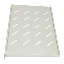 Lentyna 1U 300mm Pilka 19inch sieninėms spintelėms Lentyna pilka metalinė 1U Apvali 48,3 cm ( 19inch )