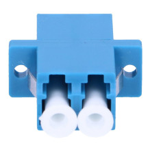 Adapter LC / UPC Single Mode Duplex LC Uncoated Blue Acrylonitrile Butadiene Styrene ABS Adapter LC / UPC Single Mode Duplex LC Uncoated Blue Acrylonitrile Butadiene Styrene ABS