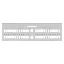Verteilerplatte 48 SC-Simplex fr Wandverteiler 53604.1V2 ( 32cm )