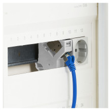 EFB Keystone Modulhalter 1-Port, fr Hutschiene in Unterverteilungen, Kunststoff EFB Keystone Modulhalter 1-Port, fr Hutschiene in Unterverteilungen, Kunststoff