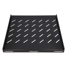 Fiksuota lentyna 1U 600mm Juoda 19inch 602 X 472mm Spintos 800mm Metalo gylis 48.3cm Fiksuota lentyna 1U 600mm Juoda 19inch 602 X 472mm Spintos 800mm Metalo gylis 48.3cm