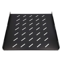 Fiksuota lentyna 1U 600mm Juoda 19inch 602 X 472mm Spintos 800mm Metalo gylis 48.3cm Fiksuota lentyna 1U 600mm Juoda 19inch 602 X 472mm Spintos 800mm Metalo gylis 48.3cm