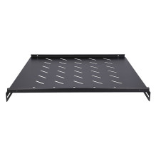 Fiksuota lentyna 1U 600mm Juoda 19inch 602 X 472mm Spintos 800mm Metalo gylis 48.3cm Fiksuota lentyna 1U 600mm Juoda 19inch 602 X 472mm Spintos 800mm Metalo gylis 48.3cm