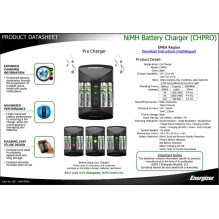 Baterijų Įkroviklis - Energizer Pro Įkroviklis 2 arba 4 NiMH AA / AAA Baterijoms su LED Indikatoriumi, 2000 mAh, Juodas Baterijų Įkroviklis - Energizer Pro Įkroviklis 2 arba 4 NiMH AA / AAA Baterijoms su LED Indikatoriumi, 2000 mAh, Juodas