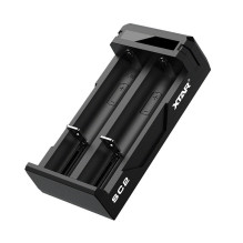 Baterijų Įkroviklis - Xtar SC2 USB-C 3A 3-Žingsnių Įkrovimas 3.7V Li-ion Baterijoms Juodas Baterijų Įkroviklis - Xtar SC2 USB-C 3A 3-Žingsnių Įkrovimas 3.7V Li-ion Baterijoms Juodas