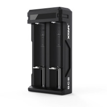 Baterijų Įkroviklis - Xtar SC2 USB-C 3A 3-Žingsnių Įkrovimas 3.7V Li-ion Baterijoms Juodas Baterijų Įkroviklis - Xtar SC2 USB-C 3A 3-Žingsnių Įkrovimas 3.7V Li-ion Baterijoms Juodas