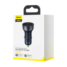 Automobilinis įkroviklis - Baseus 65W Dual USB &amp; USB-C Greitas Įkrovimas