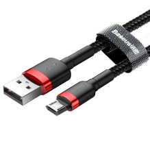 Mikro USB Laidas - Baseus CAMKLF-C91 Greitas Įkrovimas 1.5A Duomenų Perdavimo 480 Mbps Nailono Pintas Juodas Mikro USB Laidas - Baseus CAMKLF-C91 Greitas Įkrovimas 1.5A Duomenų Perdavimo 480 Mbps Nailono Pintas Juodas