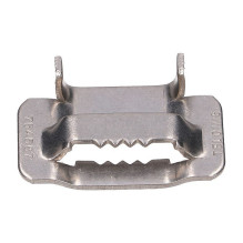 , Steel clamp , for 20mm steel strap, with jags