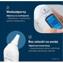 Termometras - OMRON GENTLE TEMP 533, 1 Sekundės Skaitymas, 30 Atmintis, Be Dangtelių - Balta Termometras - OMRON GENTLE TEMP 533, 1 Sekundės Skaitymas, 30 Atmintis, Be Dangtelių - Balta
