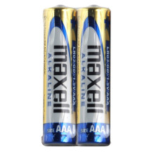 Baterija - Maxell LR03 2T Šarminės Baterijos 1.5V 2 Vnt, Juoda Baterija - Maxell LR03 2T Šarminės Baterijos 1.5V 2 Vnt, Juoda