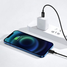 Telefono Įkroviklio Laidas - Baseus CATLYS-A01 USB-C Į Lightning 20W PD 1.0m Juodas Telefono Įkroviklio Laidas - Baseus CATLYS-A01 USB-C Į Lightning 20W PD 1.0m Juodas