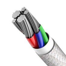 Įkroviklis - Baseus CATLGD-02 USB-C Į Lightning 20W PD 1.0m Pintas Juodas