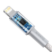 Įkroviklis - Baseus CATLGD-02 USB-C Į Lightning 20W PD 1.0m Pintas Juodas