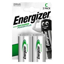 Baterija - Energizer R14 AKU 2500 mAh 1.2V Įkraunama Baterija - Energizer R14 AKU 2500 mAh 1.2V Įkraunama