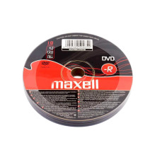 DVD Įrašomas Diskas - Maxell DVD-R 4.7GB 16x 10 Diskų Ritė Balta DVD Įrašomas Diskas - Maxell DVD-R 4.7GB 16x 10 Diskų Ritė Balta