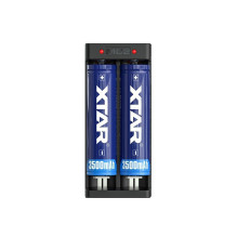 Baterijų Įkroviklis - Xtar MC2 USB-C 3.7V Li-ion Dual Channel 0.5A Juodas Baterijų Įkroviklis - Xtar MC2 USB-C 3.7V Li-ion Dual Channel 0.5A Juodas