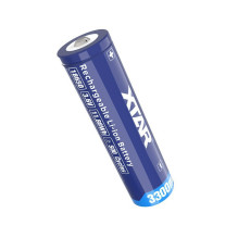 Baterija - XTAR 18650 3300mAh 3.6V Ličio Jonų Su Apsauga Juoda