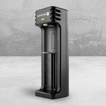 Akumuliatorių Įkroviklis - everActive LC-100C USB-C Ličio Jonų Įkroviklis 1000 mA 18650 / 21700 Juodas Akumuliatorių Įkroviklis - everActive LC-100C USB-C Ličio Jonų Įkroviklis 1000 mA 18650 / 21700 Juodas
