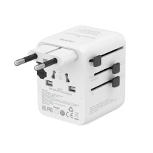 Adapteris - Morre M470 20W 2xUSB-C 1xUSB-A Kelioninis Įkroviklis Juodas